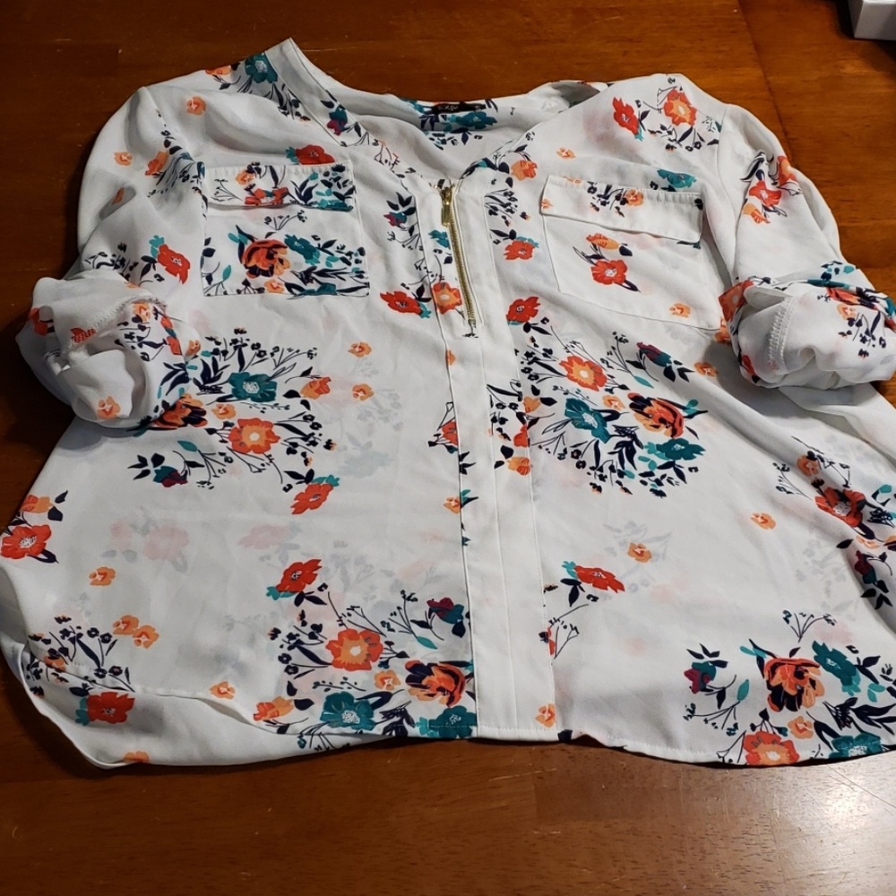Express floral blouse
